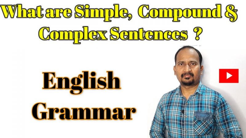 What are Simple, Compound and Complex Sentences in English Grammar