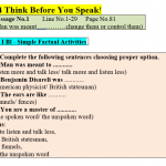 think before you speak!