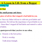 A Lesson in Life from a Beggar