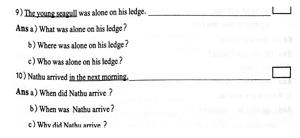 Frame WH Questions and Yes / No Type » englishforlearner