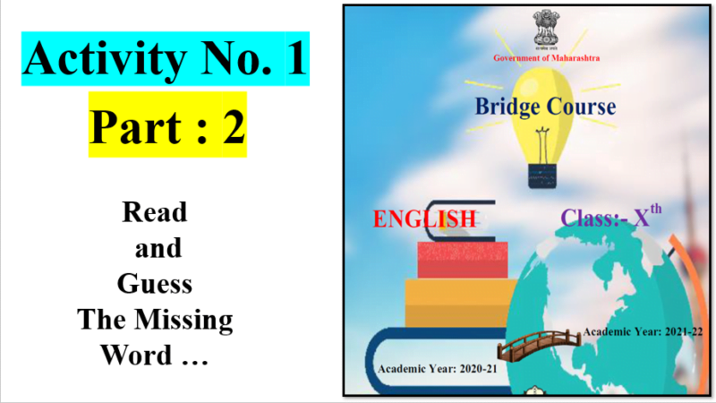 Bridge Course : Read the Sentence & Guess the Missing Word