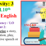 Bridge Course Activity 3 Std 10th