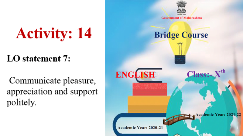 Std.10th: Bridge Course Activity No. 14