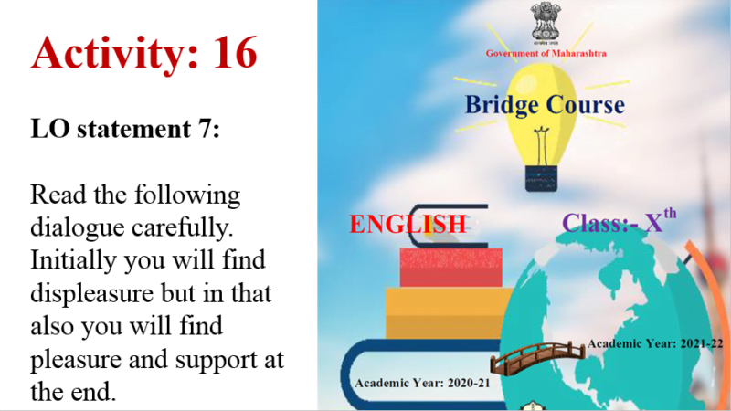 Std.10th Bridge Course Activity No.16