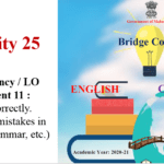 Std.10th Bridge Course Activity No.25