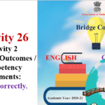 Std.10th Bridge Course Activity No.26