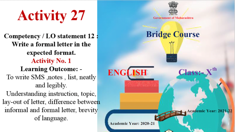 Std.10th Bridge Course Activity No.27