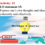 Std.10th Bridge Course Activity No.33