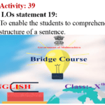 Std.10th Bridge Course Activity No.39