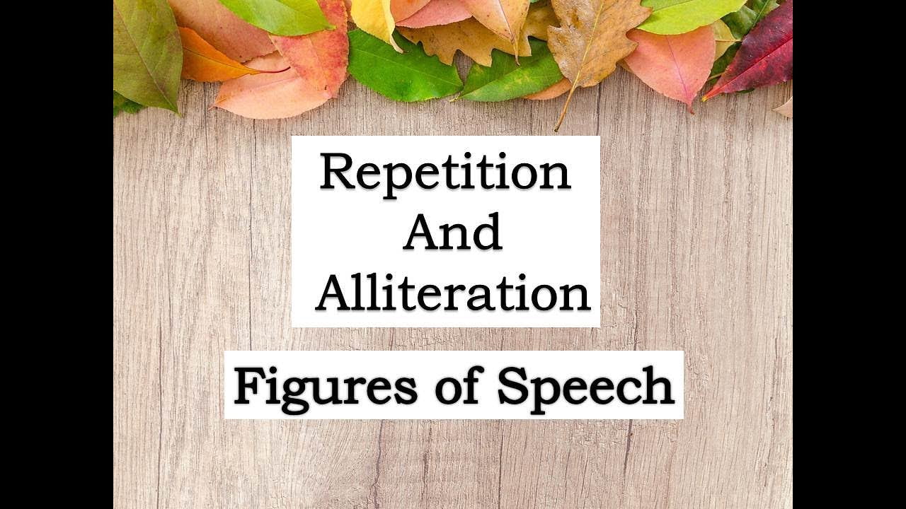 giving a speech repetition
