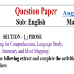 Std.12th Question Paper