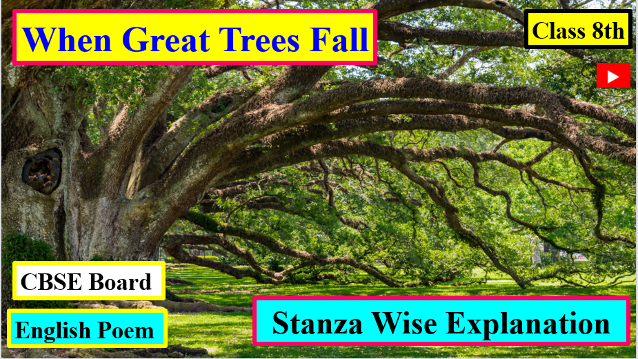 When Great Trees Fall englishforlearner