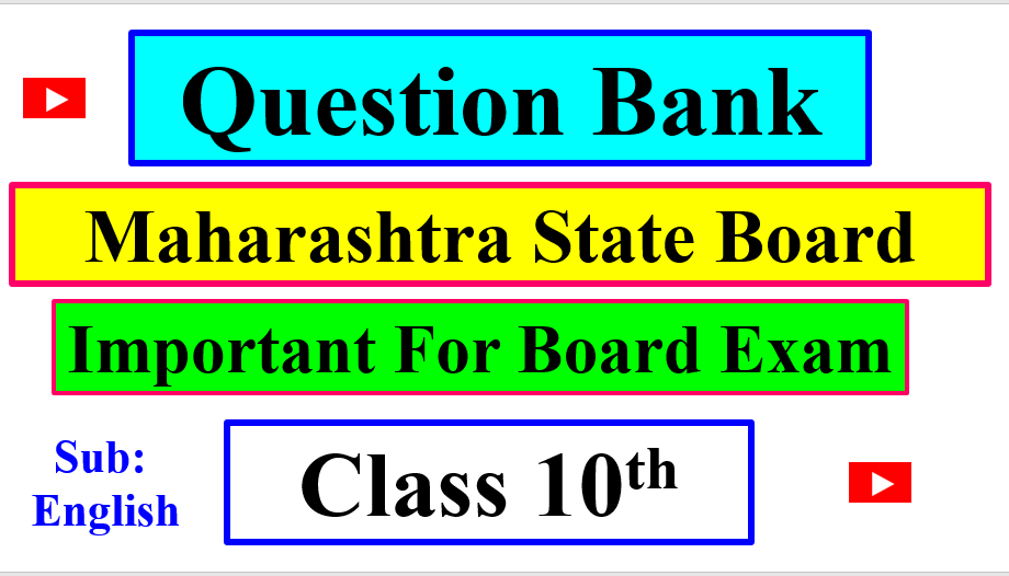 Question Bank No.01 Class 10th