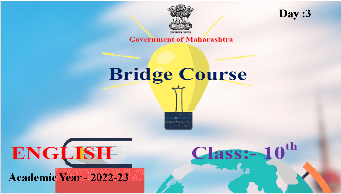 Class 10th Bridge Course Post Test Paper 2022-23 » Englishforlearner