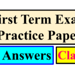 First Term Exam Practice Paper