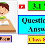 3.1 Why poem class 8th