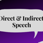 Direct & Indirect Speech Part 01
