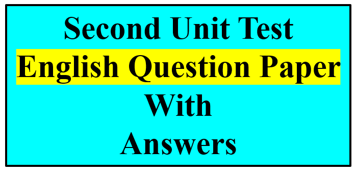 9th english assignment answers unit 2